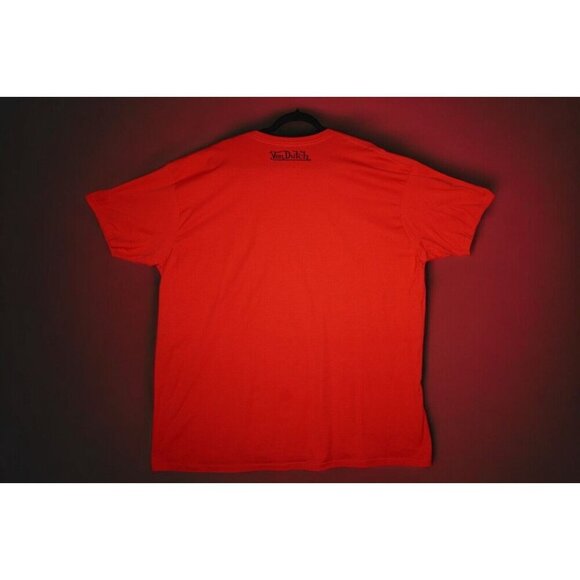 Von Dutch Garage Built Red Graphic T-Shirt 3XL Y2K Streetwear EUC - Picture 6 of 13